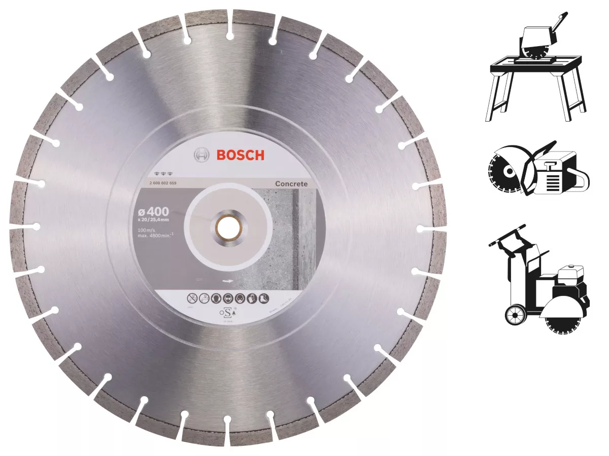 Disque diamant Best for Concrete 400x20/25,4x3,2x12 mm Bosch